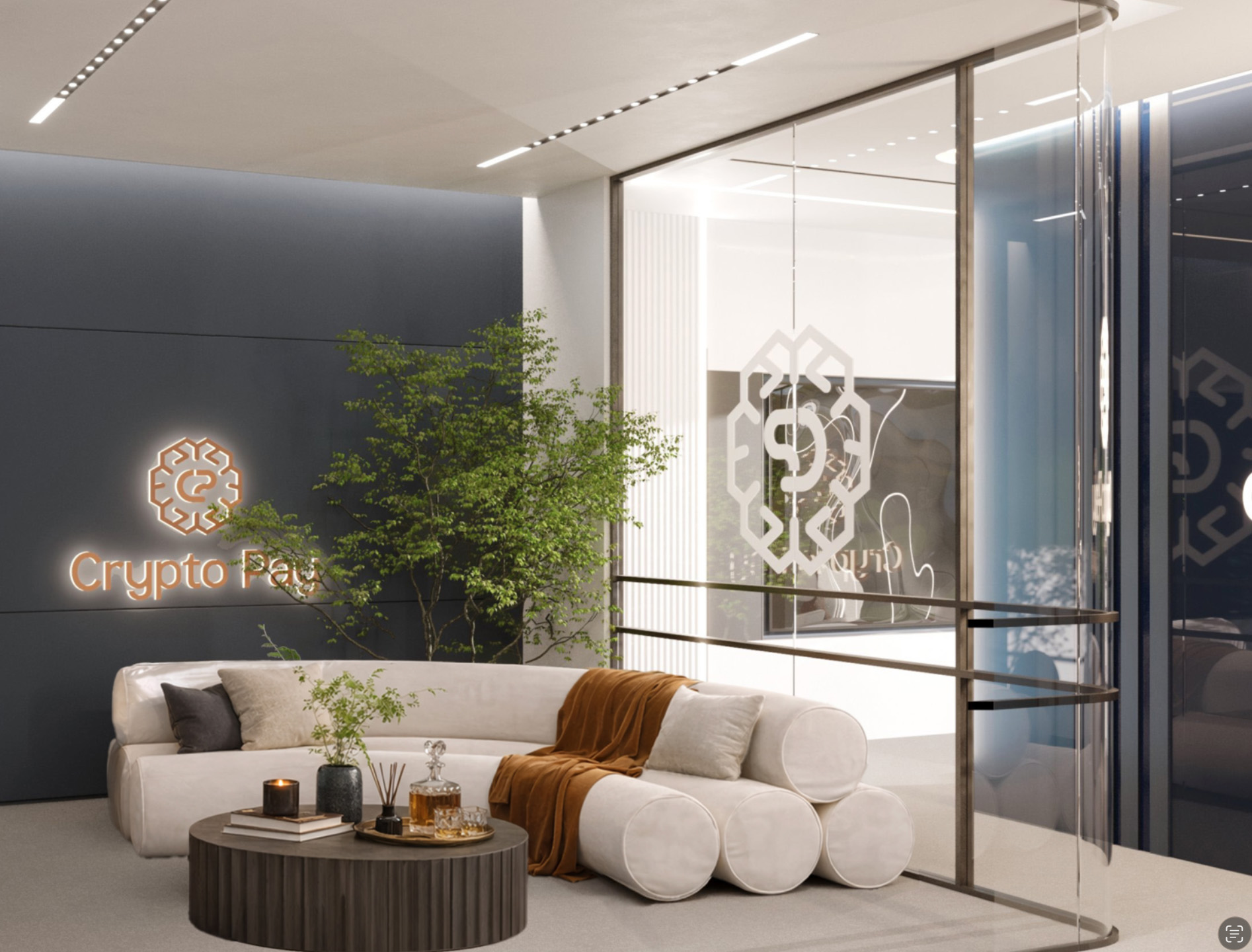 CryptoPay Lebanon VIP lounge and at-your-office service